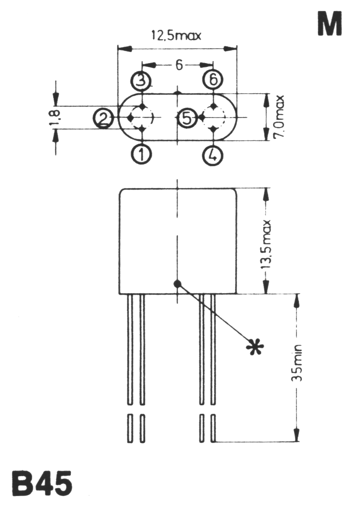 case outline drawing of 2SC280