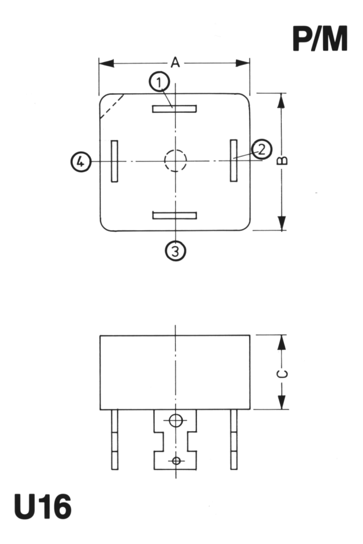 case outline drawing of VBO3618NO8