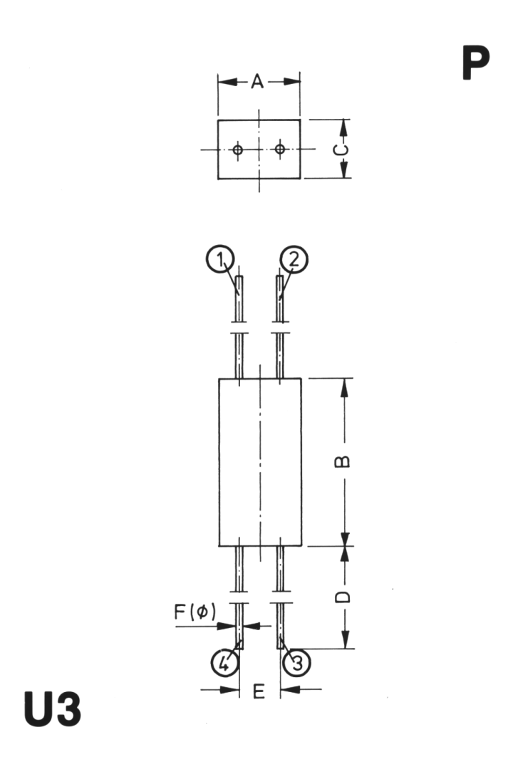 case outline drawing of A504GE