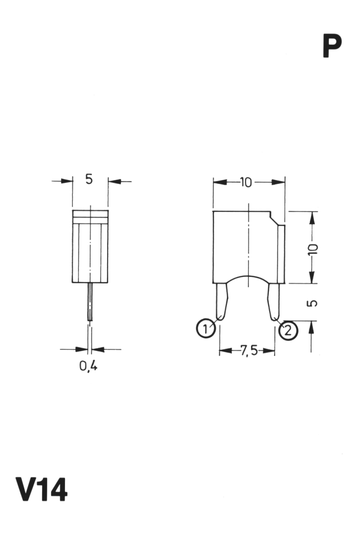 case outline drawing of BY289300