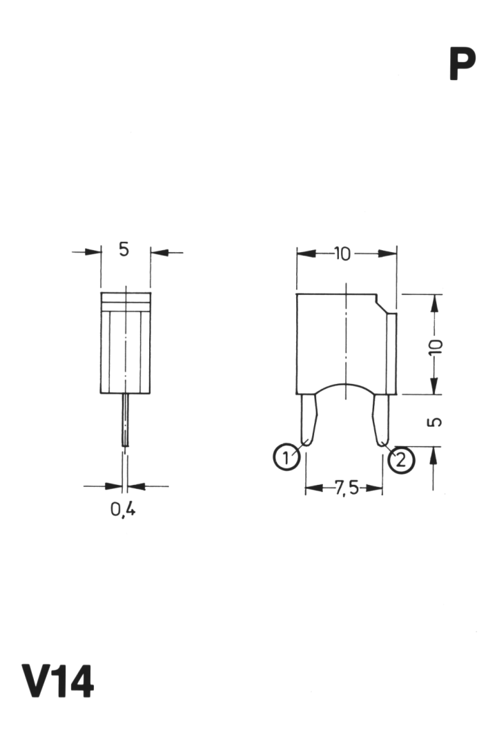 case outline drawing of BY290200